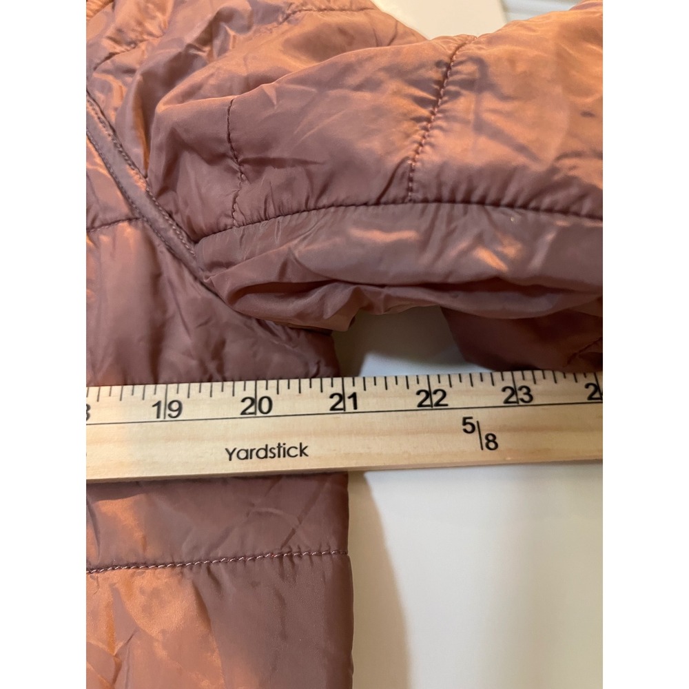 Lululemon Reversible Quilted Bomber Jacket Mauve Pink Puffer Full Zip Women's - Picture 3 of 15